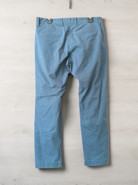 J.Crew Flex Chino Pants Mens 33x30 Blue Stretch Casual Slim Straight - Picture 2 of 4